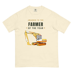 Furrow & Fields T-Shirt Ivory / S Farmer of the Year JCB 814 Super | Unisex Premium T-shirt Quality Farmers Merch