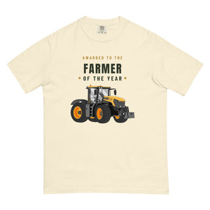 Furrow & Fields T-Shirt Ivory / S Farmer of the Year JCB 8330 Fastrac | Unisex Premium T-shirt Quality Farmers Merch