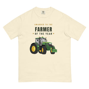 Furrow & Fields T-Shirt Ivory / S Farmer of the Year John Deere 6210 R | Unisex Premium T-shirt Quality Farmers Merch