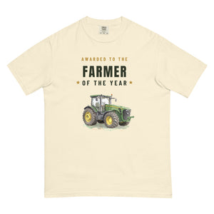 Furrow & Fields T-Shirt Ivory / S Farmer of the Year John Deere 8345R Watercolour | Unisex Premium T-shirt Quality Farmers Merch
