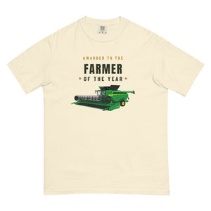 Furrow & Fields T-Shirt Ivory / S Farmer of the Year John Deere X9 1100 Combine | Unisex Premium T-shirt Quality Farmers Merch