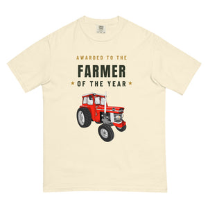 Furrow & Fields T-Shirt Ivory / S Farmer of the Year Massey Ferguson 185 | Unisex Premium T-shirt Quality Farmers Merch