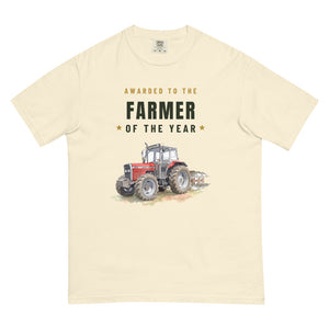 Furrow & Fields T-Shirt Ivory / S Farmer of the Year Massey Ferguson 375 Watercolour | Unisex Premium T-shirt Quality Farmers Merch