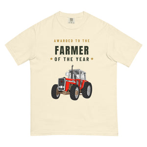 Furrow & Fields T-Shirt Ivory / S Farmer of the Year Massey Ferguson 595 | Unisex Premium T-shirt Quality Farmers Merch