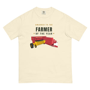 Furrow & Fields T-Shirt Ivory / S Farmer of the Year New Holland 274 Square Baler | Unisex Premium T-shirt Quality Farmers Merch