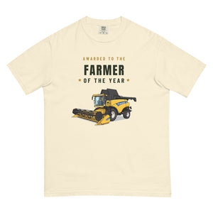 Furrow & Fields T-Shirt Ivory / S Farmer of the Year New Holland CR 9090 | Unisex Premium T-shirt Quality Farmers Merch