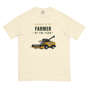 Furrow & Fields T-Shirt Ivory / S Farmer of the Year New Holland CX 8060 Combine Harvester | Unisex Premium T-shirt Quality Farmers Merch