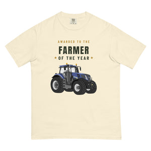 Furrow & Fields T-Shirt Ivory / S Farmer of the Year New Holland T8 435 | Unisex Premium T-shirt Quality Farmers Merch