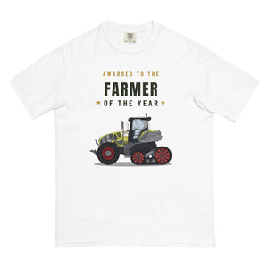 Furrow & Fields T-Shirt White / S Farmer of the Year Claas Axion 900 Terra Trac | Unisex Premium T-shirt Quality Farmers Merch
