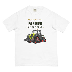 Furrow & Fields T-Shirt White / S Farmer of the Year Claas Terion 12.650 Terra Trac | Unisex Premium T-shirt Quality Farmers Merch