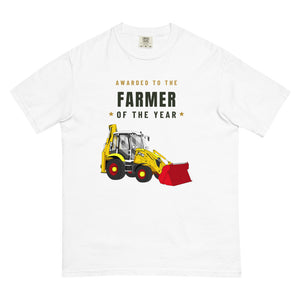 Furrow & Fields T-Shirt White / S Farmer of the Year JCB 3CX 70th Anniversary Edition | Unisex Premium T-shirt Quality Farmers Merch