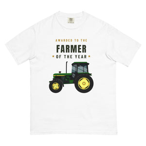 Furrow & Fields T-Shirt White / S Farmer of the Year John Deere 3050 4WD | Unisex Premium T-shirt Quality Farmers Merch