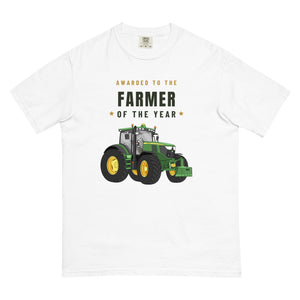 Furrow & Fields T-Shirt White / S Farmer of the Year John Deere 6125 R | Unisex Premium T-shirt Quality Farmers Merch