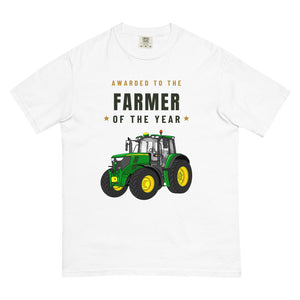 Furrow & Fields T-Shirt White / S Farmer of the Year John Deere 6155 M | Unisex Premium T-shirt Quality Farmers Merch