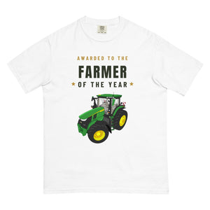 Furrow & Fields T-Shirt White / S Farmer of the Year John Deere 7R 350 AutoPowr | Unisex Premium T-shirt Quality Farmers Merch
