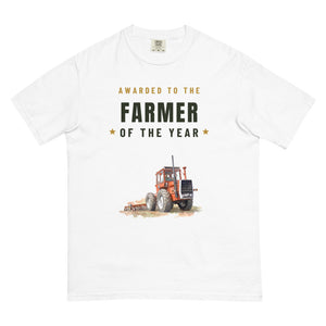 Furrow & Fields T-Shirt White / S Farmer of the Year Massey Ferguson 1200 Watercolour | Unisex Premium T-shirt Quality Farmers Merch