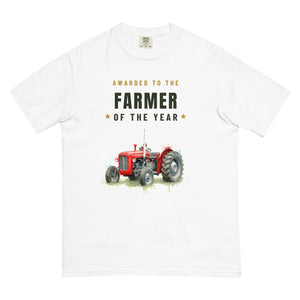 Furrow & Fields T-Shirt White / S Farmer of the Year Massey Ferguson 35X Watercolour | Unisex Premium T-shirt Quality Farmers Merch