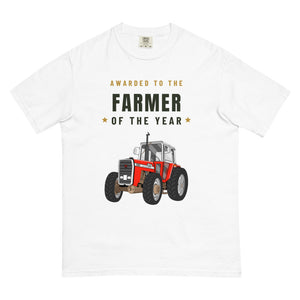 Furrow & Fields T-Shirt White / S Farmer of the Year Massey Ferguson 595 | Unisex Premium T-shirt Quality Farmers Merch