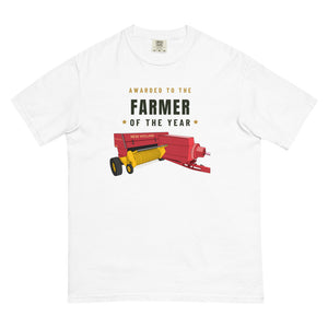 Furrow & Fields T-Shirt White / S Farmer of the Year New Holland 274 Square Baler | Unisex Premium T-shirt Quality Farmers Merch
