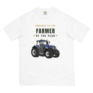 Furrow & Fields T-Shirt White / S Farmer of the Year New Holland T8 435 | Unisex Premium T-shirt Quality Farmers Merch