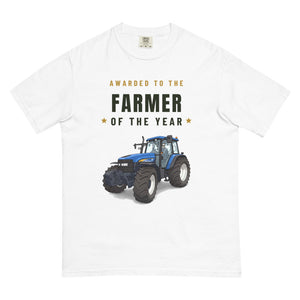 Furrow & Fields T-Shirt White / S Farmer of the Year New Holland TM 155 | Unisex Premium T-shirt Quality Farmers Merch