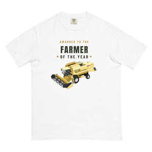 Furrow & Fields T-Shirt White / S Farmer of the Year New Holland TX 66 Combine Harvester | Unisex Premium T-shirt Quality Farmers Merch