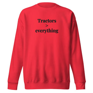 Furrow & Fields Team Red / S Tractors > Everything | Unisex Premium Sweatshirt Quality Farmers Merch