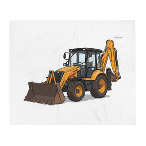Furrow & Fields Terex 860 Elite Illustration | Throw Blanket Quality Farmers Merch
