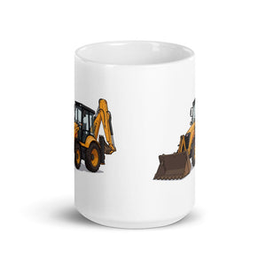 Furrow & Fields Terex 860 Elite Illustration | White Glossy Mug Quality Farmers Merch