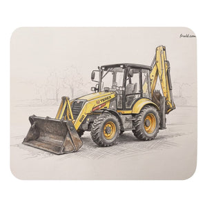 Furrow & Fields Terex 860 Elite Pencil Sketch | Mouse Mat Quality Farmers Merch