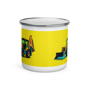 Furrow & Fields Terex 860 Elite Pop Art | Enamel Mug Quality Farmers Merch