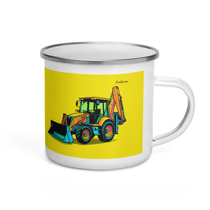 Furrow & Fields Terex 860 Elite Pop Art | Enamel Mug Quality Farmers Merch