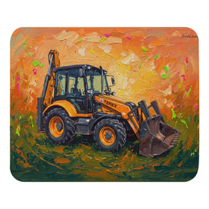Furrow & Fields Terex 860 Elite Splash Art | Mouse Mat Quality Farmers Merch
