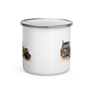 Furrow & Fields Terex 860 Elite Watercolor | Enamel Mug Quality Farmers Merch