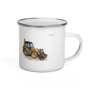 Furrow & Fields Terex 860 Elite Watercolor | Enamel Mug Quality Farmers Merch