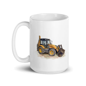 Furrow & Fields Terex 860 Elite Watercolor | White Glossy Mug Quality Farmers Merch