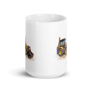Furrow & Fields Terex 860 Elite Watercolor | White Glossy Mug Quality Farmers Merch