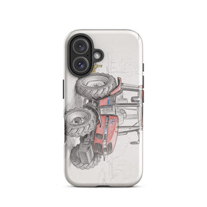 Furrow & Fields Tough Case for iPhone® Case IH 4240 XL Pro Pencil Sketch | Tough Case for iPhone® Quality Farmers Merch