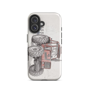 Furrow & Fields Tough Case for iPhone® Fiat 1880 Pencil Sketch | Tough Case for iPhone® Quality Farmers Merch