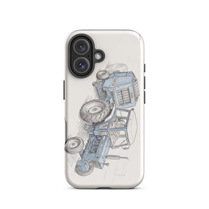 Furrow & Fields Tough Case for iPhone® Ford 7600 Pencil Sketch | Tough Case for iPhone® Quality Farmers Merch