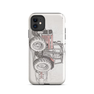 Furrow & Fields Tough Case for iPhone® iPhone 11 Massey Ferguson 375 Pencil Sketch | Tough Case for iPhone® Quality Farmers Merch
