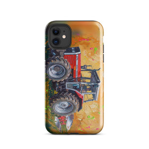 Furrow & Fields Tough Case for iPhone® iPhone 11 Massey Ferguson 375 Splash Art | Tough Case for iPhone® Quality Farmers Merch