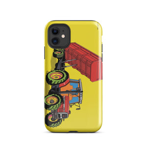Furrow & Fields Tough Case for iPhone® iPhone 11 Massey Ferguson 6180 Pop Art | Tough Case for iPhone® Quality Farmers Merch