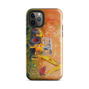 Furrow & Fields Tough Case for iPhone® iPhone 11 Pro JCB 4D II Splash Art | Tough Case for iPhone® Quality Farmers Merch