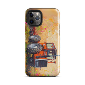 Furrow & Fields Tough Case for iPhone® iPhone 11 Pro Massey Ferguson 1200 Splash Art | Tough Case for iPhone® Quality Farmers Merch