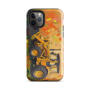 Furrow & Fields Tough Case for iPhone® iPhone 11 Pro Massey Ferguson 50E Splash Art | Tough Case for iPhone® Quality Farmers Merch