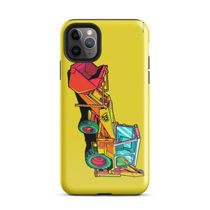 Furrow & Fields Tough Case for iPhone® iPhone 11 Pro Max JCB 3C II Pop Art | Tough Case for iPhone® Quality Farmers Merch