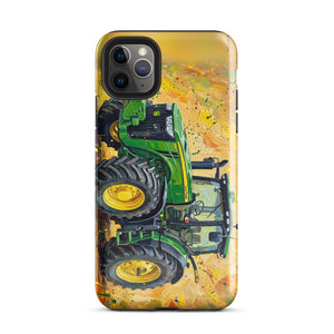 Furrow & Fields Tough Case for iPhone® iPhone 11 Pro Max John Deere 8345R Splash Art | Tough Case for iPhone® Quality Farmers Merch