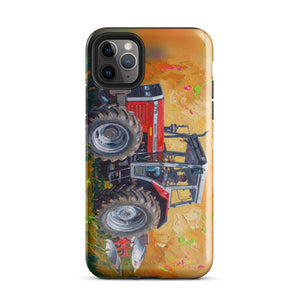 Furrow & Fields Tough Case for iPhone® iPhone 11 Pro Max Massey Ferguson 375 Splash Art | Tough Case for iPhone® Quality Farmers Merch