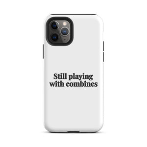 Furrow & Fields Tough Case for iPhone® iPhone 11 Pro Still Playing With Combines | Tough Case for iPhone® Quality Farmers Merch